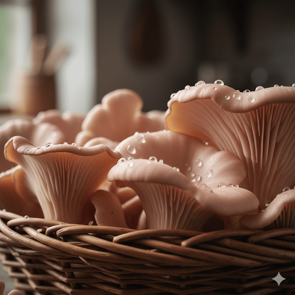 Pink Oyster Mushrooms